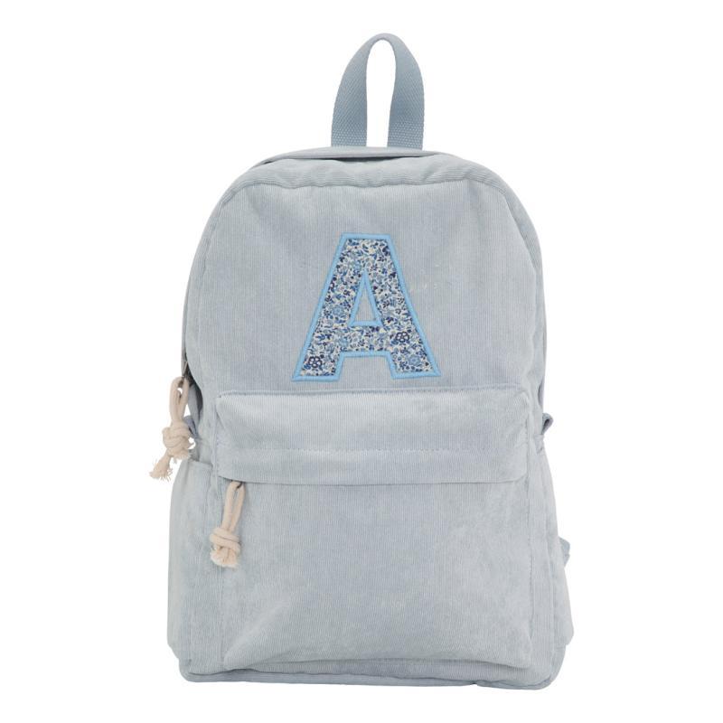 Personlig Blå Rygsæk til Børn - Unik Liberty Design!