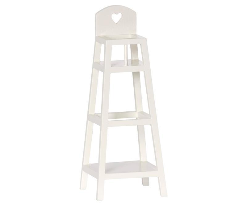 Maileg Højstol til Baby Mus og My Kaniner - Off White