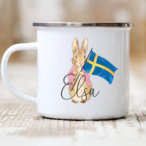 Personlig Fødselsdagskop med Peter Kanin – Lyserød Design