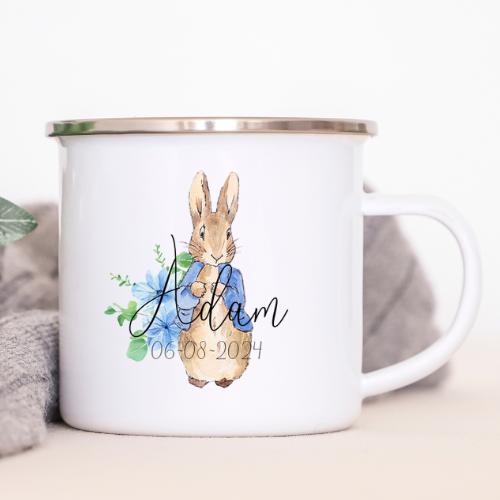 Personlig Peter Kanin Kop i Blå – Den Ideelle Børnegave