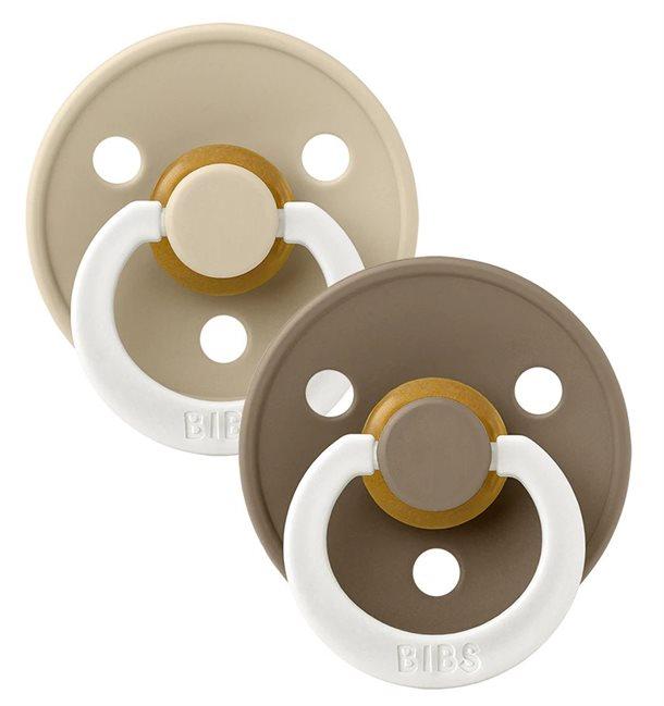 Bibs Glow Sutter – Vanilje & Mørk Eg – Selvlysende Sutter