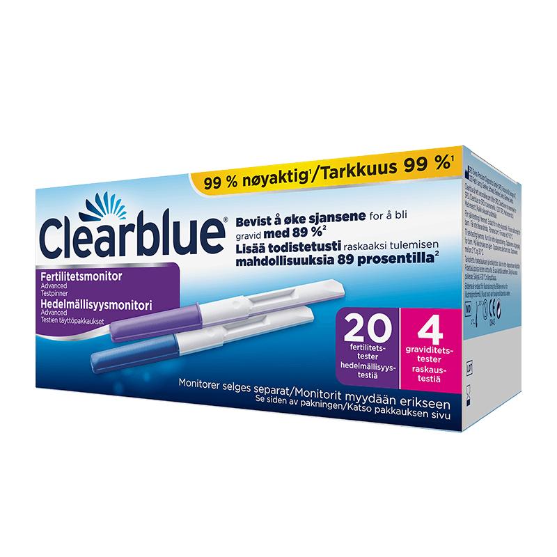 Clearblue Fertilitetsmonitor Testpenne – 24 stk. Tilbud!