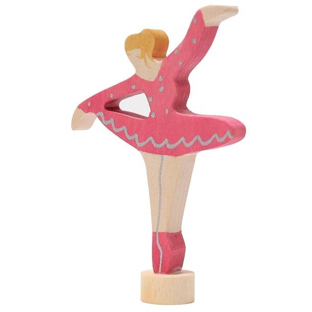 Dekorativ Ballerina Figur i Ruby Red fra Grimm's