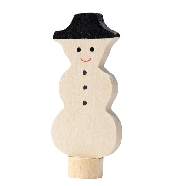 Håndmalet Dekorativ Snemand Figur fra GRIMM's - Unik Udsmykning