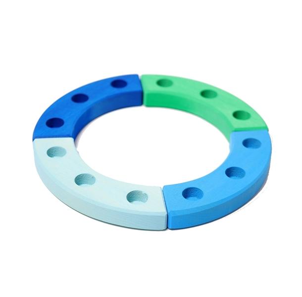 Grimms Fødselsdagsring Lille – Festlig Blå Grøn Dekoration