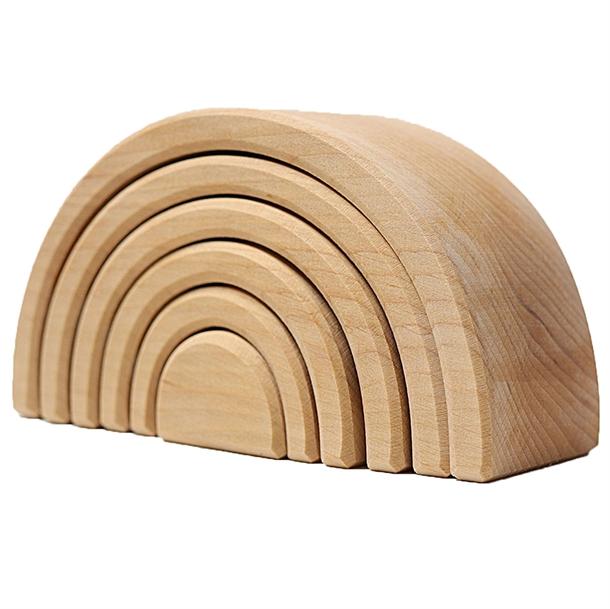 Grimms Mellem Regnbue – Naturligt Trælegetøj til Børn