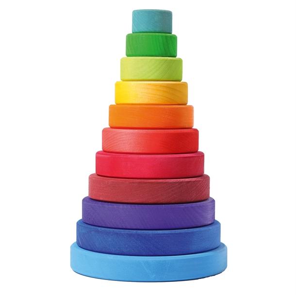 Grimms Stabeltårn – Bæredygtigt Trælegetøj til Leg og Læring