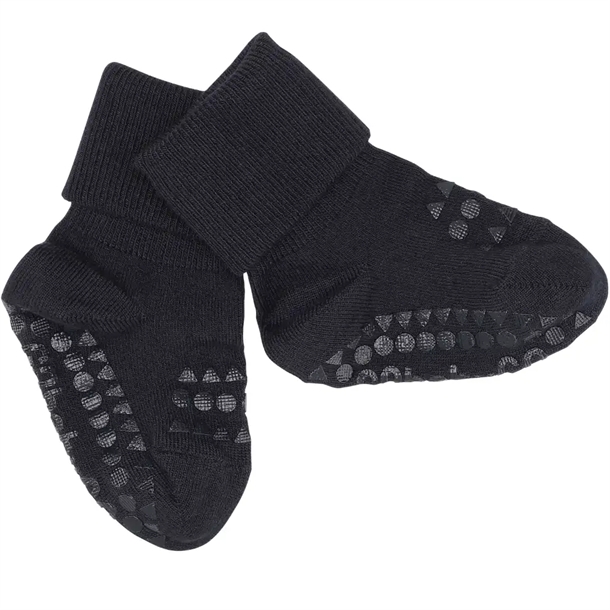 Bambus Strømper Mørkeblå fra GoBabyGo – Sikker og Blød Komfort