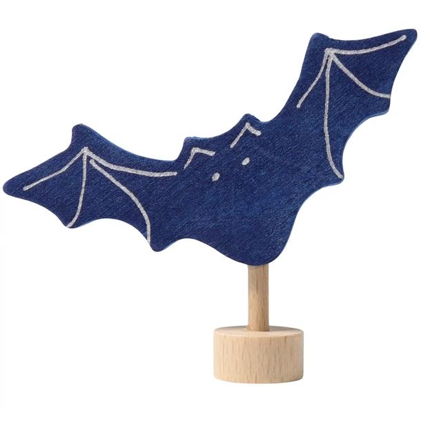 Grimms Håndmalet Dekorativ Flagermus - Unik Træfigur