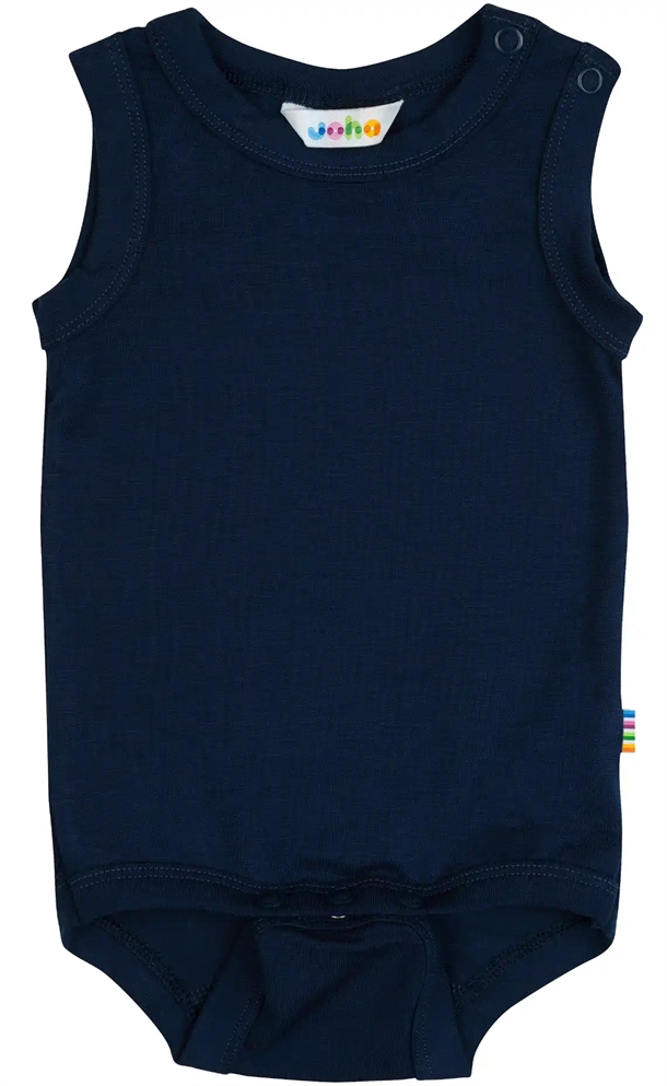 Joha Mørkeblå Bambus Body Uden Ærmer til Børn - Kvalitet!