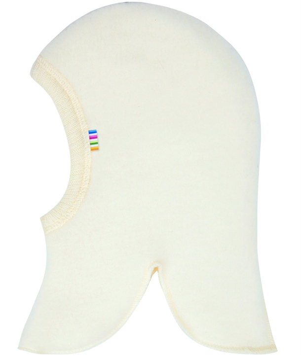 Joha Elefanthue i Natur Hvid - Økologisk Merino Uld til Vinter