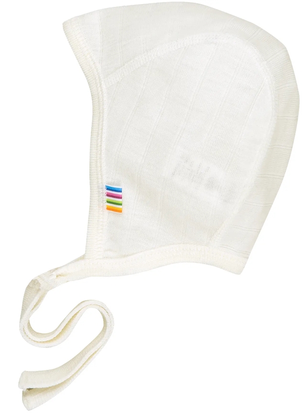 Joha Uld Silke Hue i Natur Hvid til Børn