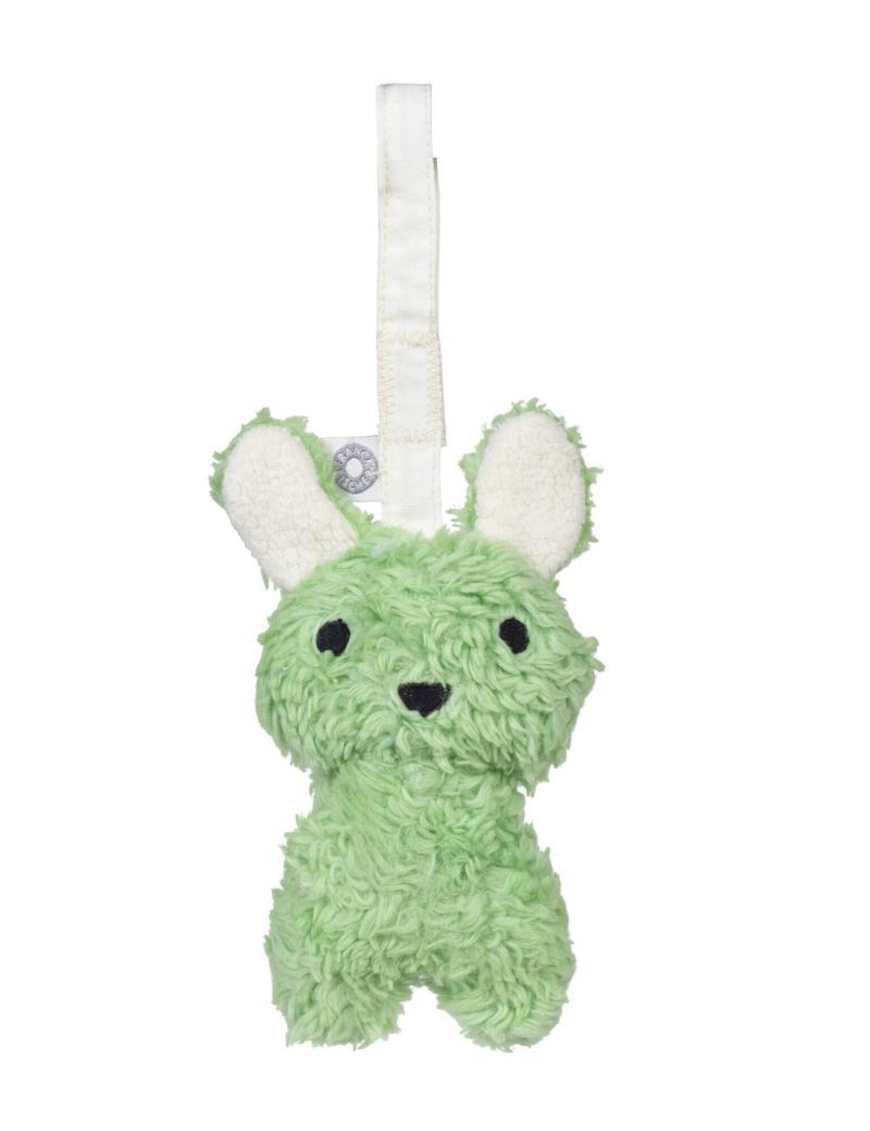 Økologisk Grøn Kanin Rangle Ophæng til Baby - Must-Have!
