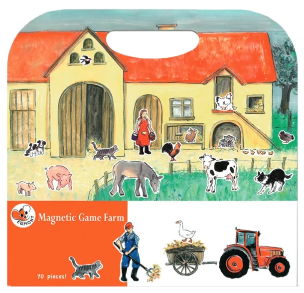 Magnetbog om Bondegården - Læring og Leg fra Egmont Toys