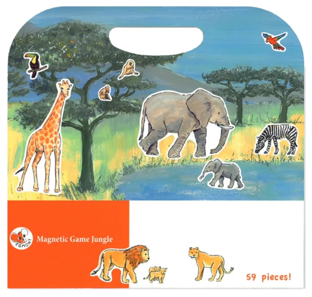 Magnetbog Jungle - Sjov og læring til rejser med Egmont Toys