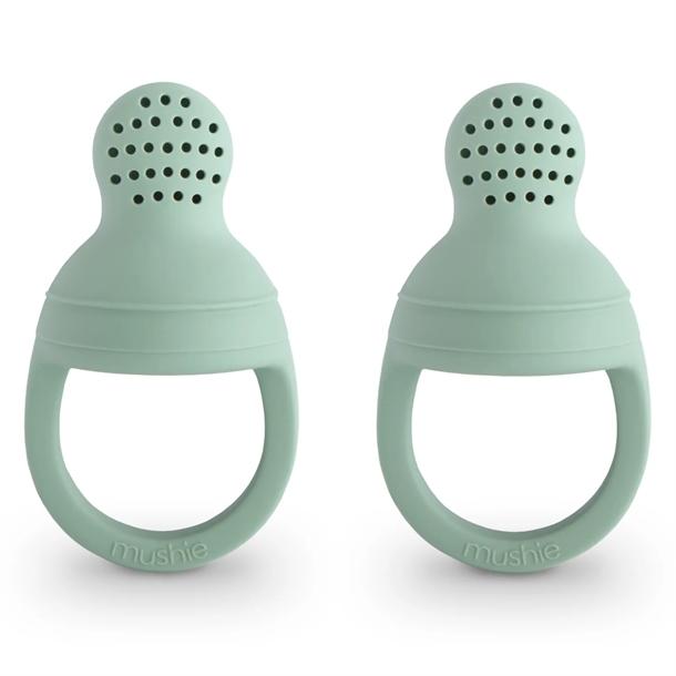 Mushie Madfodrer Cambridge Blue – 2 Pak til Børn