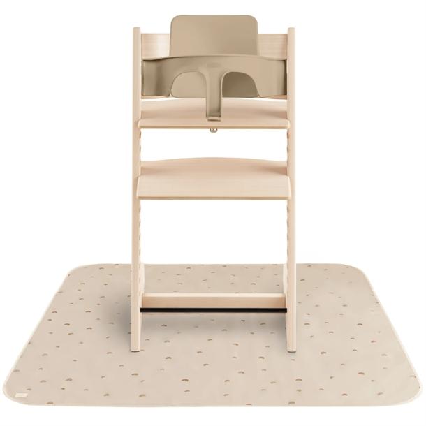 Regnbuefarvet stoleunderlag fra Mushie – Fantastisk tilbud!