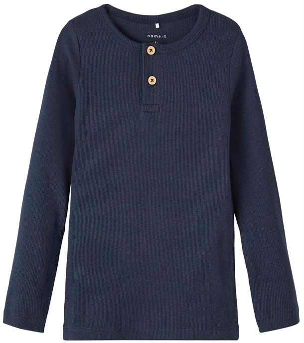 Ribbluse Kab i Mørk Safir fra Name It – Fantastisk Tilbud!