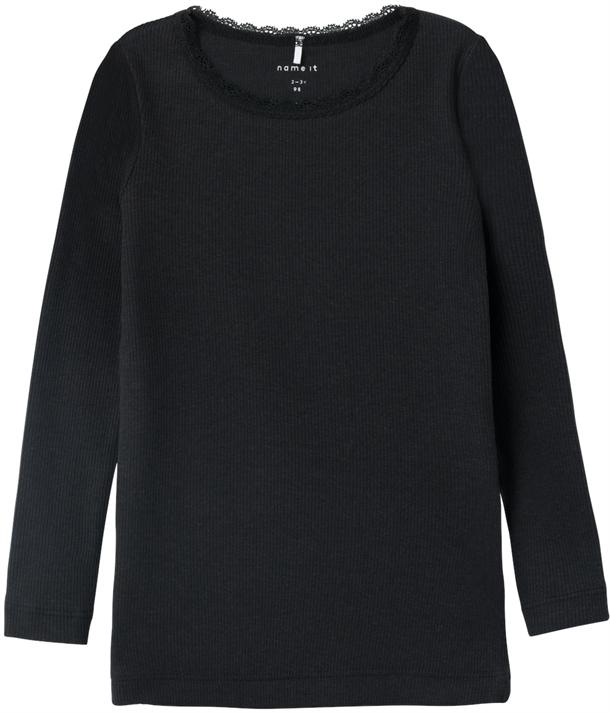 Økologisk Bluse Kab i Sort – Komfortabel og Stilfuld til Børn