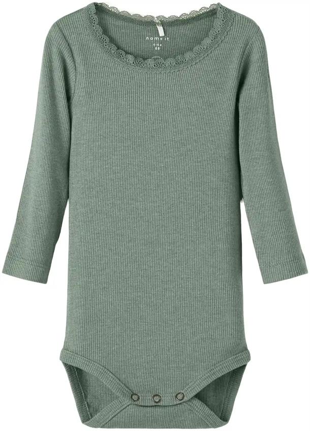 Blonde Body i Lily Pad Melange fra Name It - Bæredygtig Stil