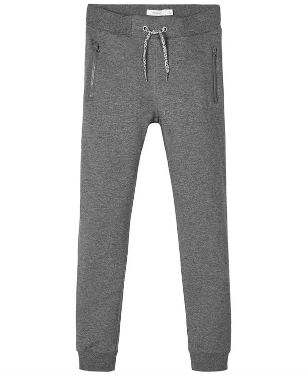 Honk Mørkegrå Melange Joggingbukser - Komfort til Børn