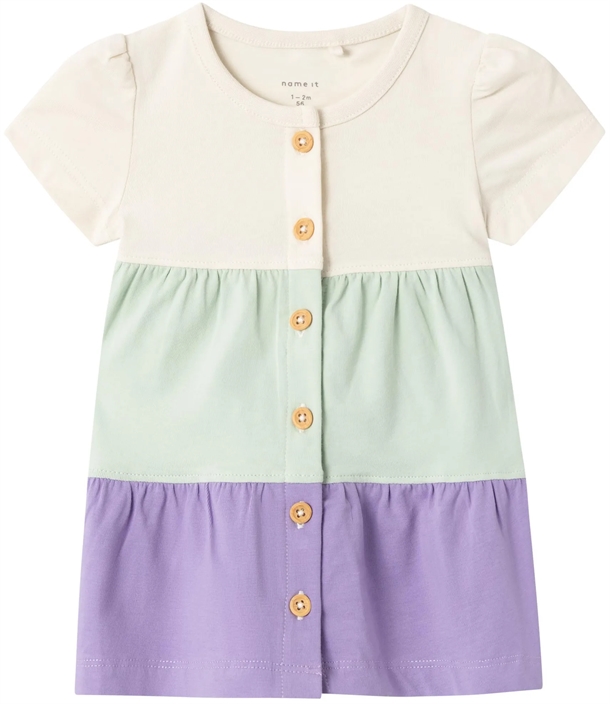 Kortærmet Kjole Jomai Bougainvillea fra Name It – Udsalg!