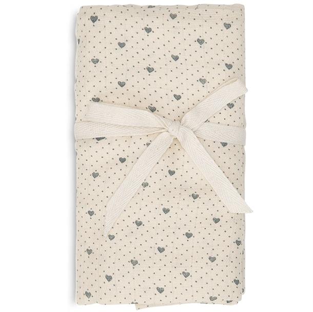 That's Mine Svøb Jana Muslin Lots Of Love Sky - Økologisk