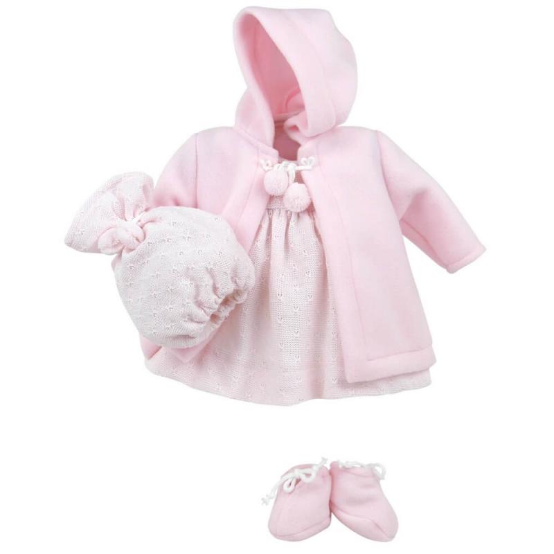 Asi Dukketøj 46 Cm Frakke Lyserød