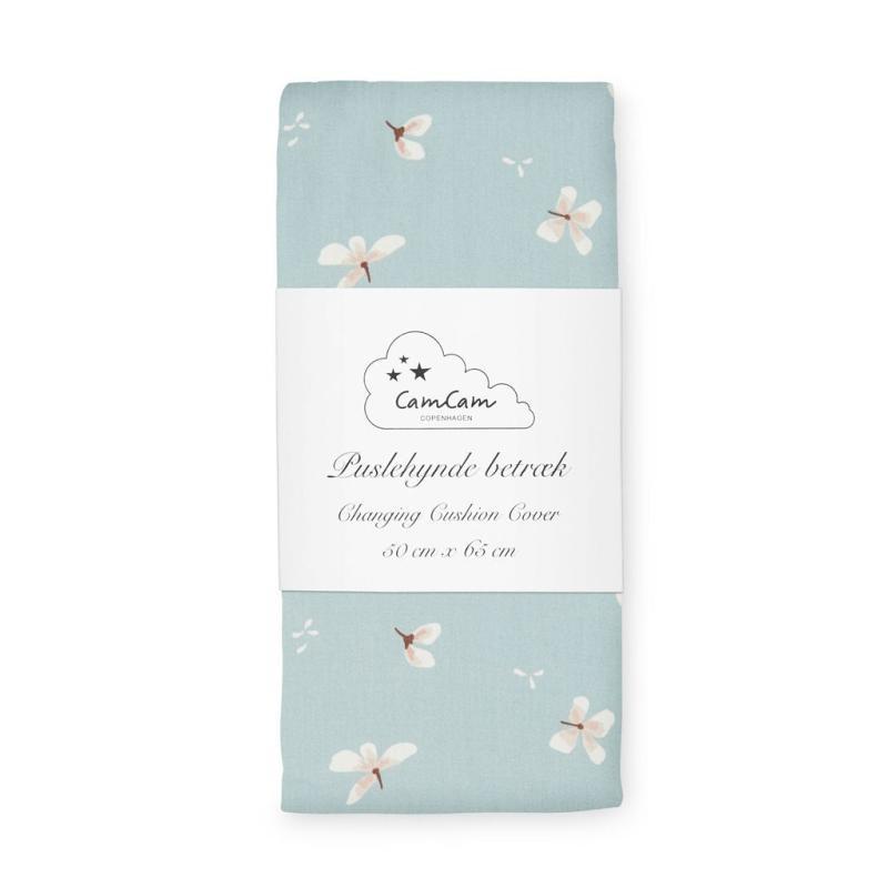 Puslehyndebetræk i Windflower Blue fra Cam Cam København