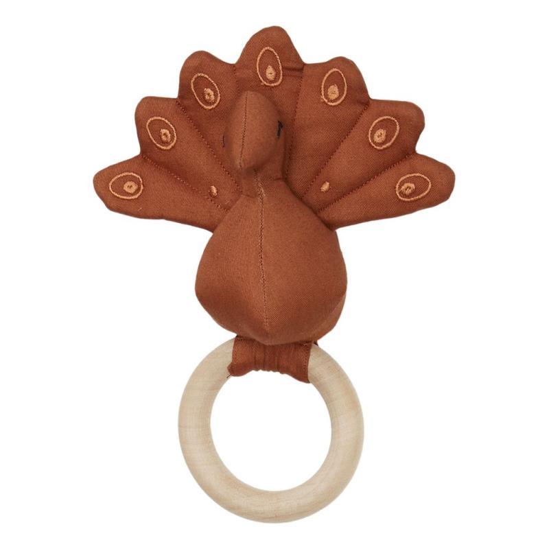 Påfugl Rangle i Karamel fra Cam Cam Copenhagen - Leg med Stil