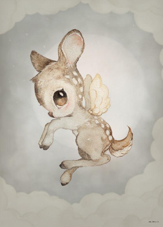 Mrs. Mighetto Dear Kid Børneplakat – Eventyrlig Dekoration