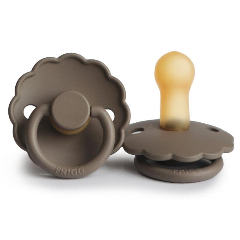 Frigg Daisy Latex Sut - Portobello til Babyer 6-18 Mdr.