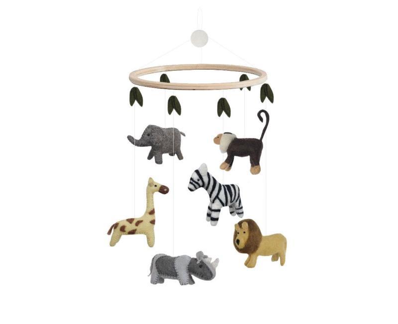 Uro med Håndlavede Dyr - Unik Dekoration til Børneværelset