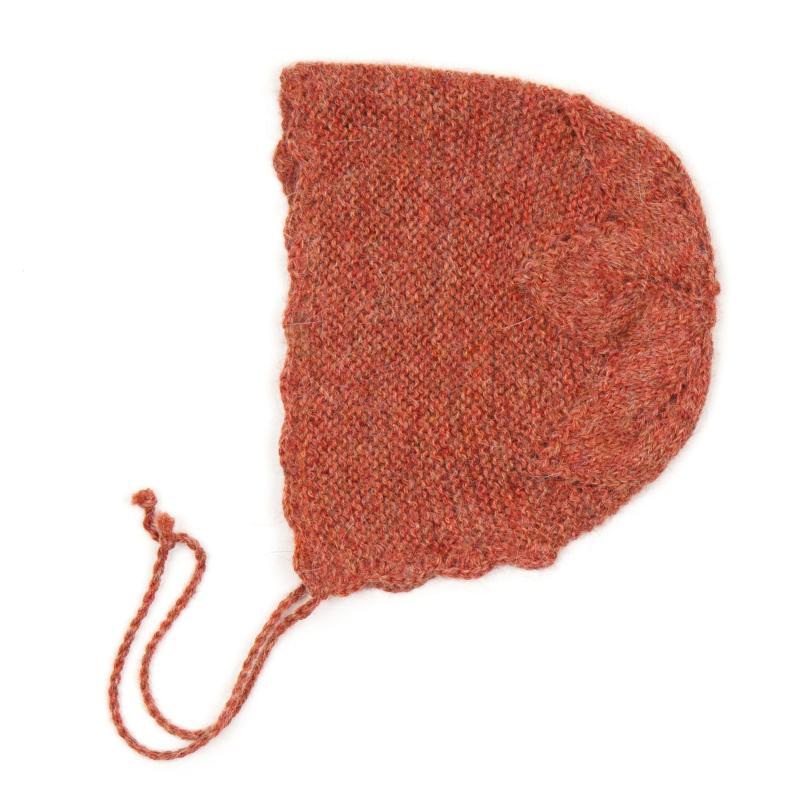 Huttelihut Babykyse i Alpaca Uld - Rosewood