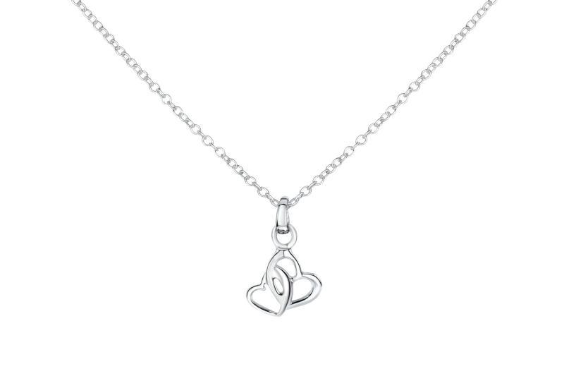 Halskæde med Hjerter i Sølv – Den Ideelle Venindegave!