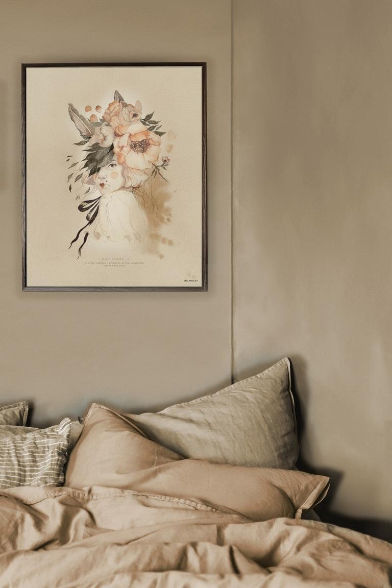 Eventyrlig Lady Marble Plakat 40x50 cm – Fantastisk Kunst!