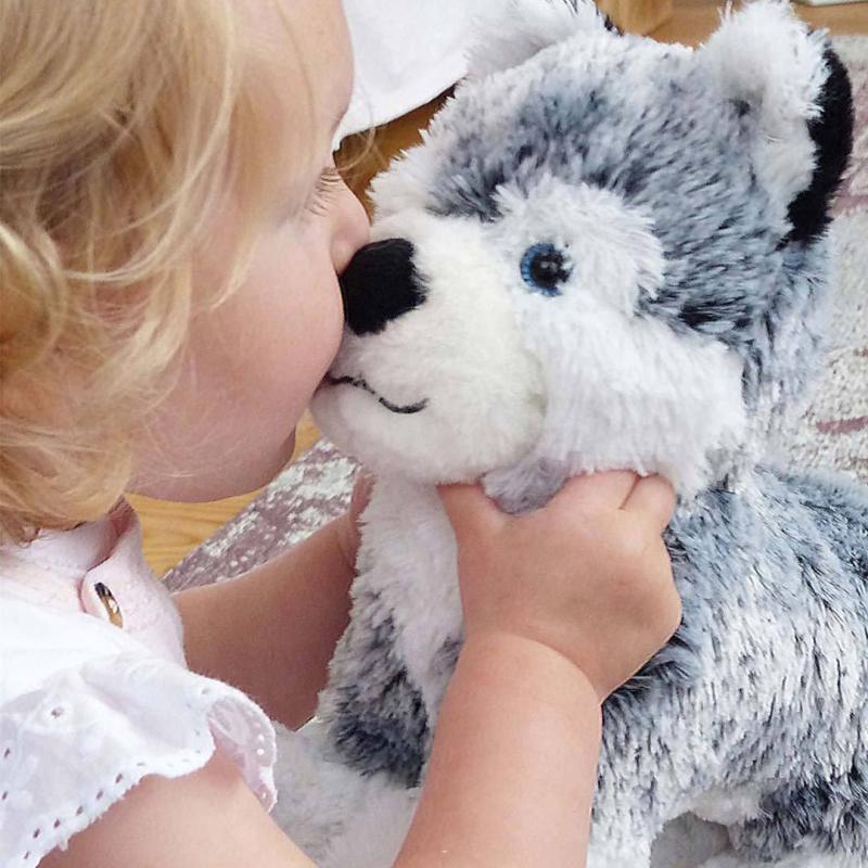 Trækdyr Mishka – Sød Husky Hund til Leg og Underholdning