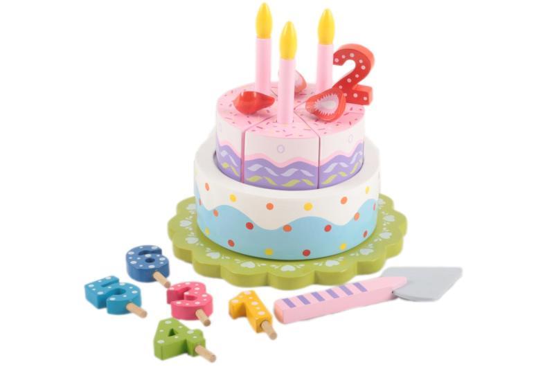 Magni Fødselsdagskage med Melodi og 21 Dele til Leg