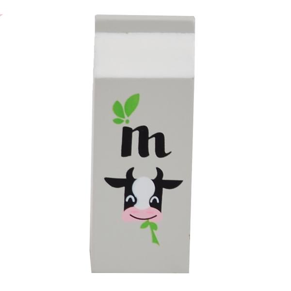 Grå Træ Mælkekarton fra Magni - Legemad til Børn