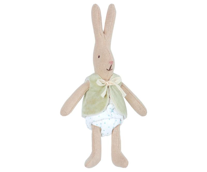 Sød Maileg Micro Kanin med Vest og Bukser - Fantastisk Gave!