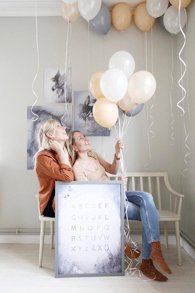 ABC Plakat til Børneværelset fra Mrs. Mighetto – Udsalg!