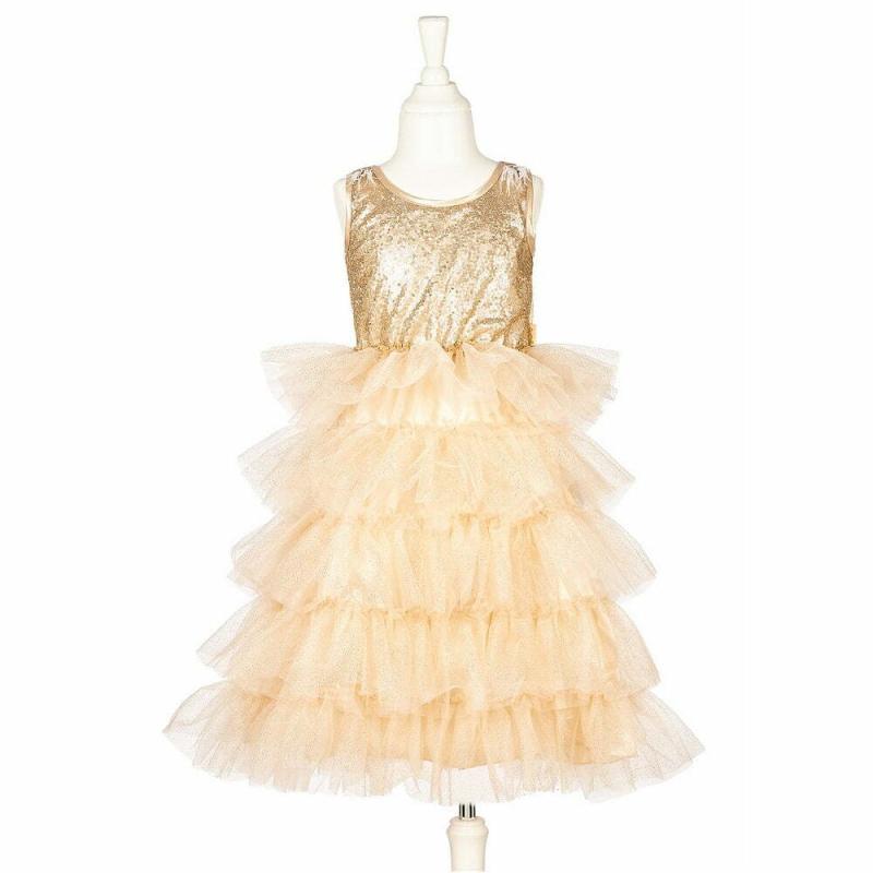 Souza Christinna Guld Prinsessekjole til Børn – Magisk Eventyr