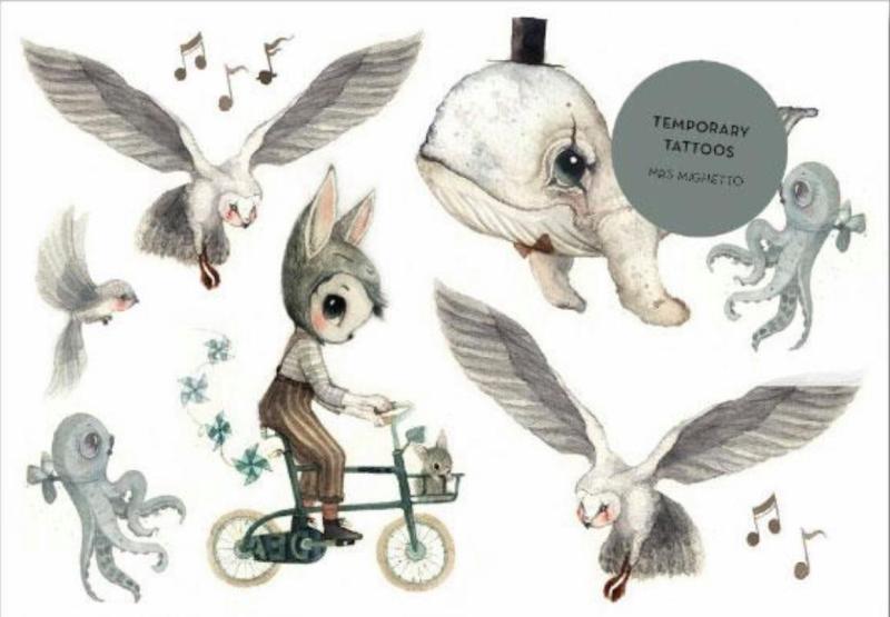 Eventyrlige Midlertidige Tatoveringer fra Mrs Mighetto