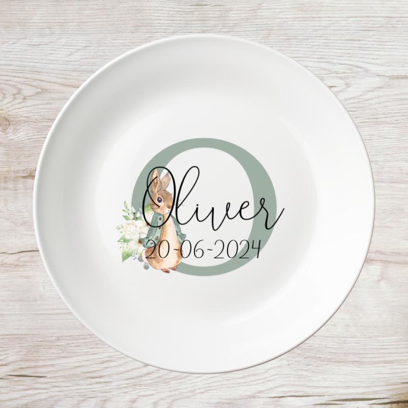 Personlig Peter Kanin Tallerken – Grøn Nyhed til Børn!