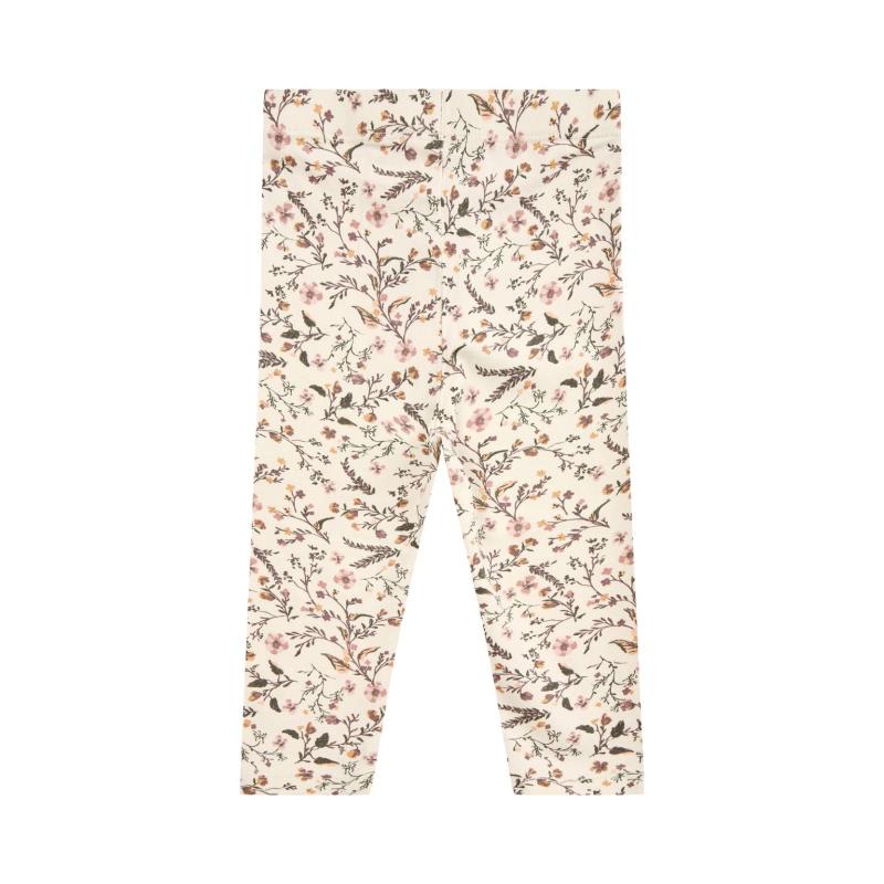 Leggings i Antik Hvid med Blomster fra Petit By Sofie Schnoor