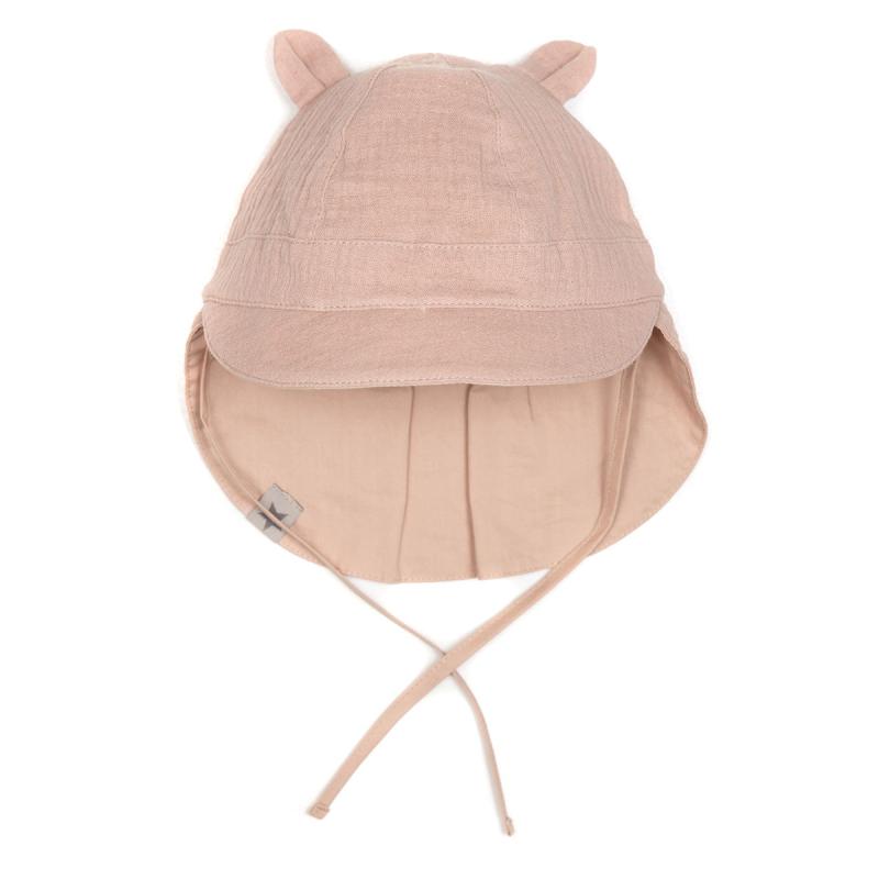 Sommerhat Reverse Muslin Safari - Old Rose til Børn