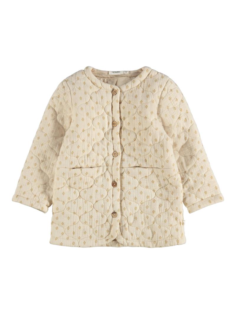 Damir Long Loose Jacket Fog 86 Cm fra Lil Atelier