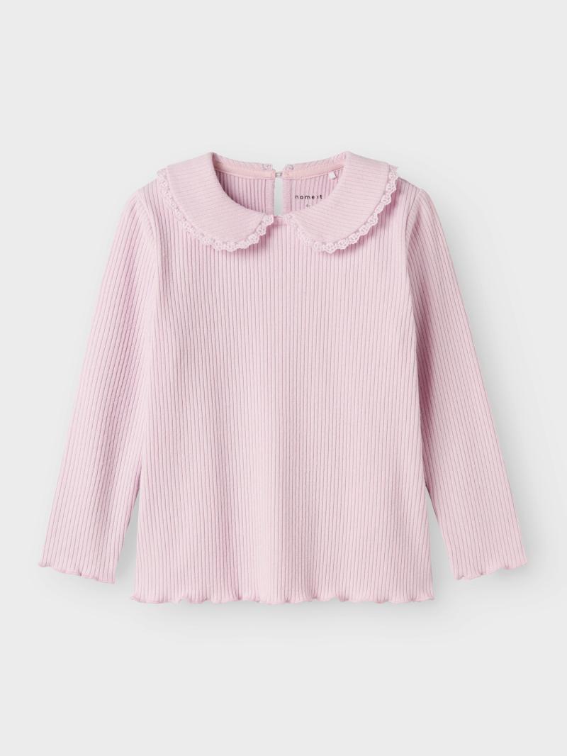 Baila Bluse i Winsome Orchid - Elegant Rib Top til Børn