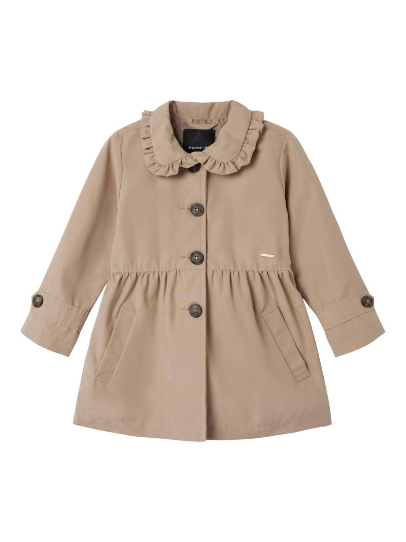 Madelin Trenchcoat   Savannah Tan   92 Cm fra Name It