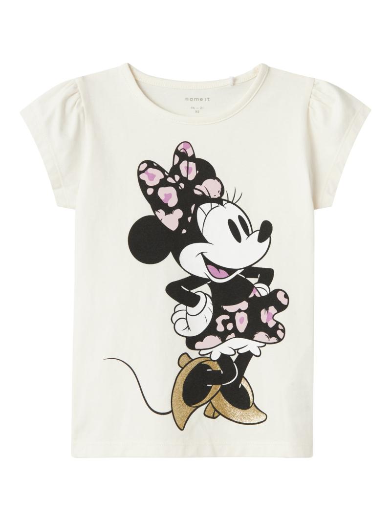 Jibi Minni Mouse Bluse - Sødt Print i Hvid fra Name It